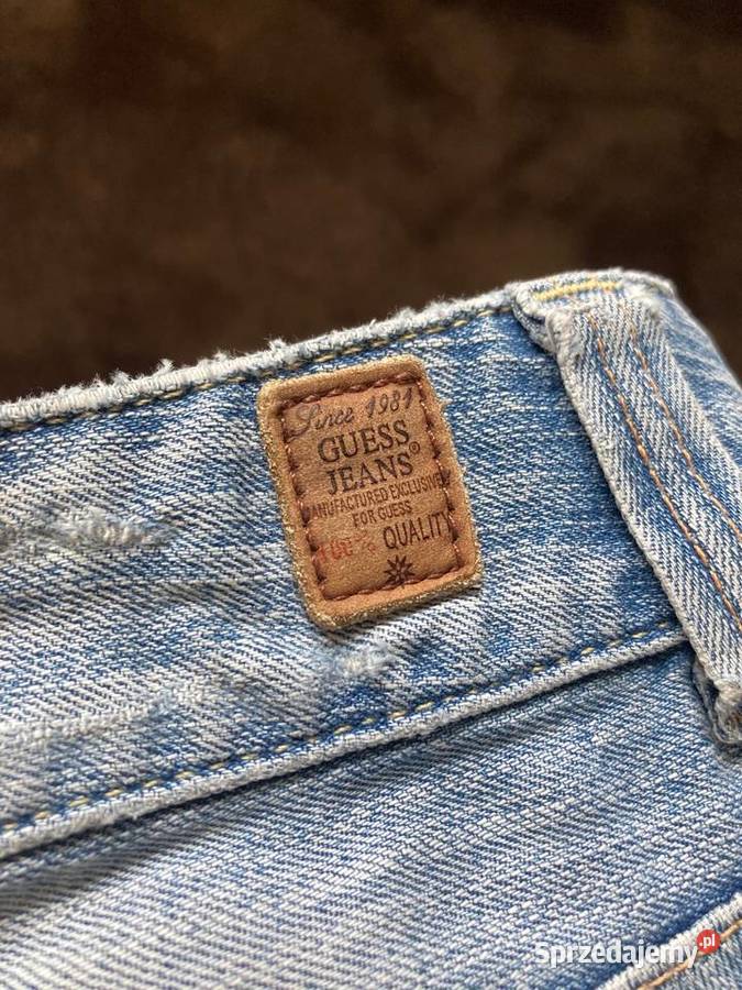 Jeansowe szorty krótkie spodenki Guess XS 26 Moda i Styl Nisko