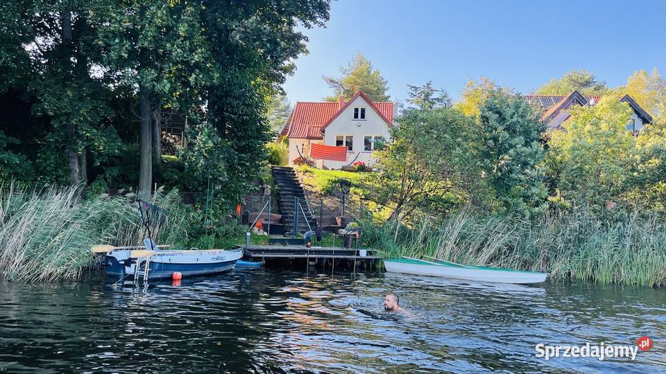 Dom jeziorem Omulew w otoczeniu lasów MAZURY strych