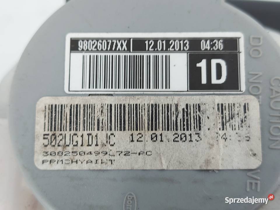 CITROEN DS4 13r pas bezpieczeństwa prawy przód Kielce