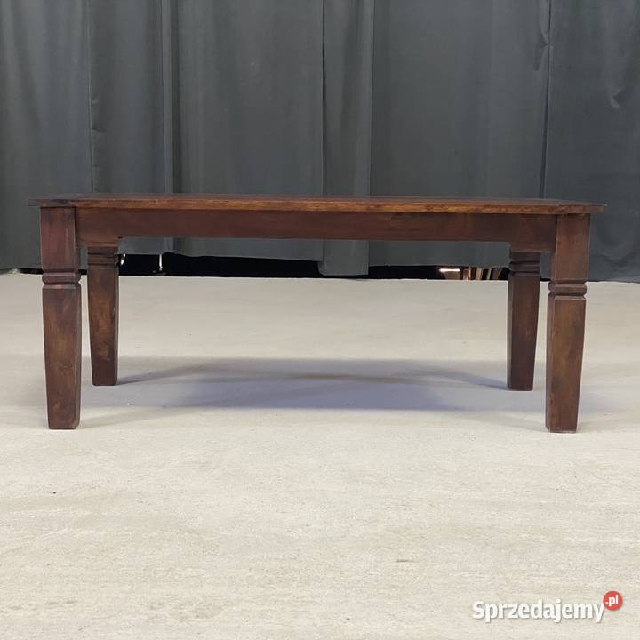 Ława drewniana w stylu kolonialnym