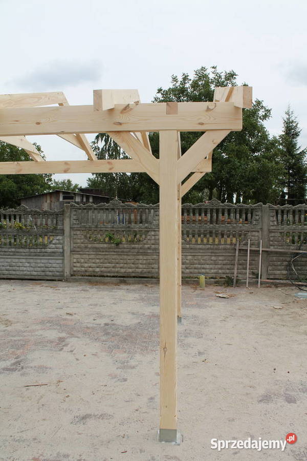 KONSTRUKCJA ALTANY 450x350 Wiata Pergola Garaż Łuków sprzedam