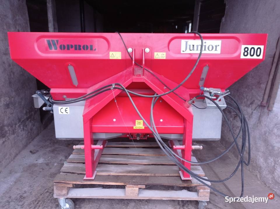 Rozsiewacz nawozów Woprol junior 800 siew Urzędów