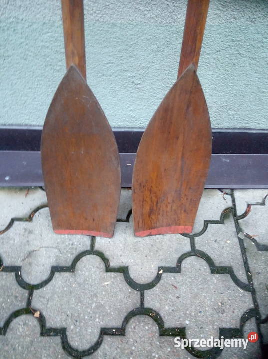 Wiosła drewniane 2 sztuki sprzedam