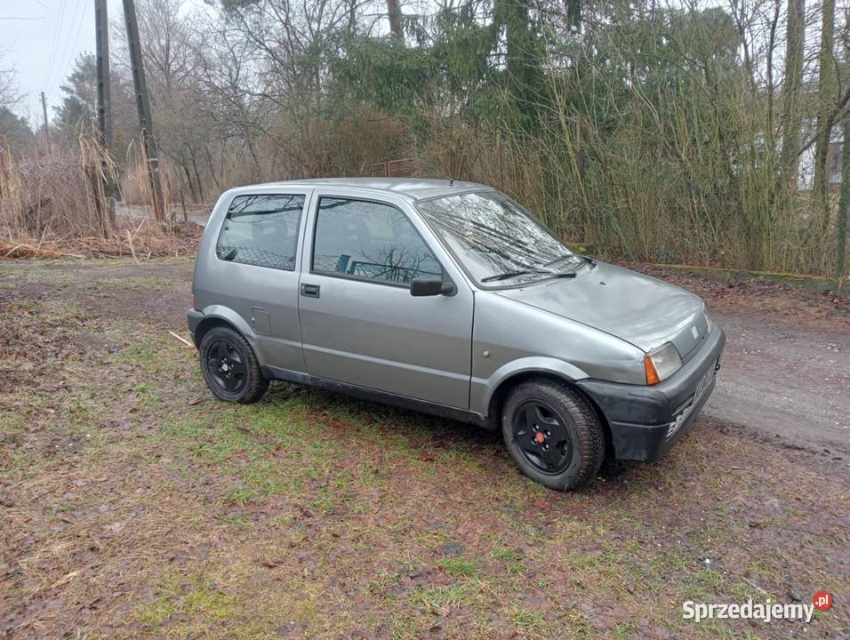 Fiat Cinquecento 900 1996r Czarne Blachy pierwszy właściciel Kraków