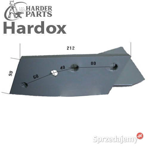 Wspornik HARDOX 84288P części do pługa OVERUM nieuszkodzony Suwałki
