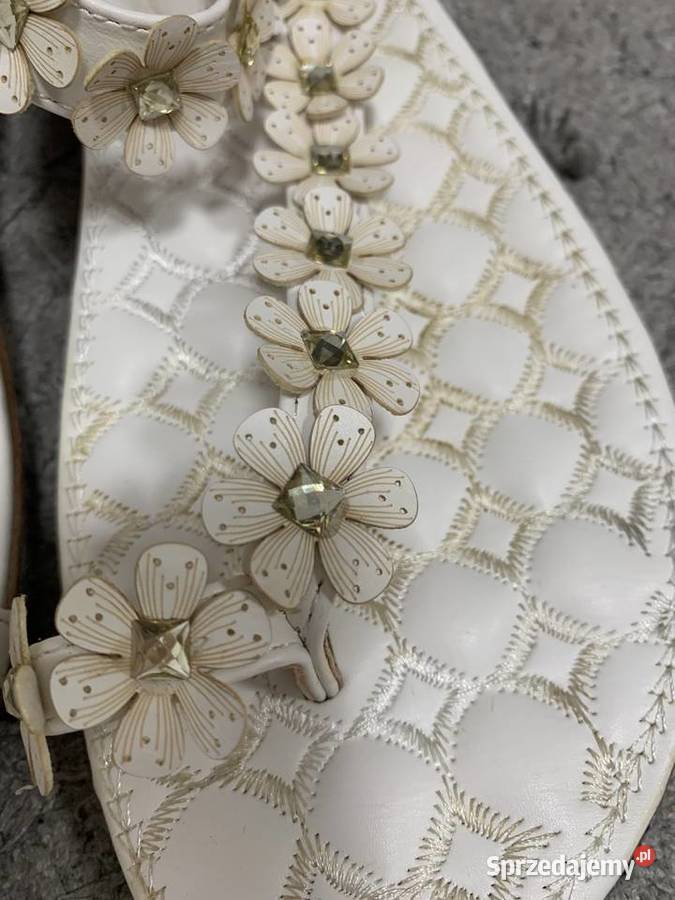 Białe sandały damskie 37 Chełm