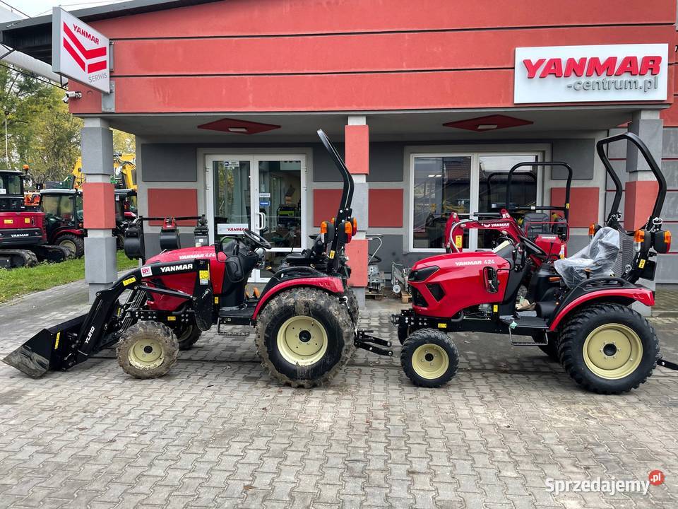 Mini ciągnik YANMAR SA424 26 z ładowaczem TURem Łódź
