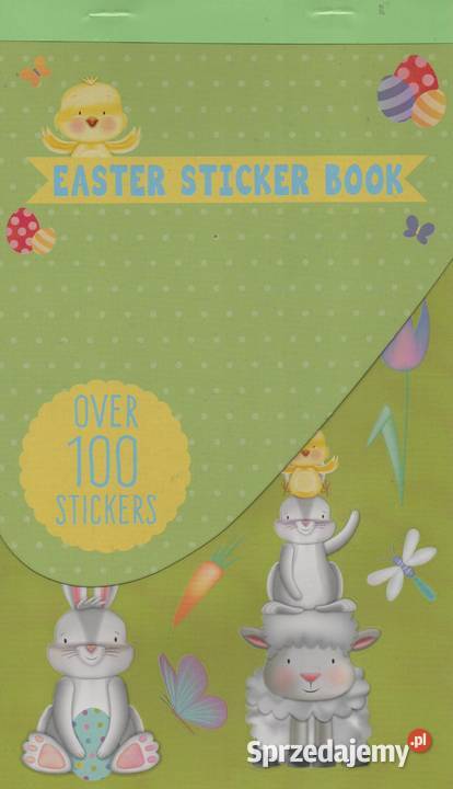 Zestaw Naklejki Nalepki Świąteczne Wielkanoc 100 Artykuły szkolne małopolskie Mogilany sprzedam