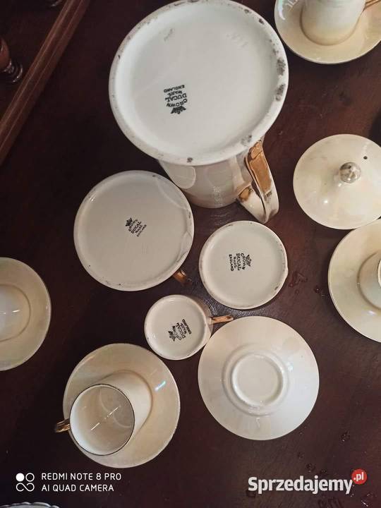Serwis do kawy espresso Crown Ducal Ware England Gdańsk