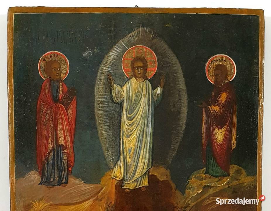 Ikona Przemienienie na Górze Tabor 0102 Malarstwo mazowieckie Warszawa