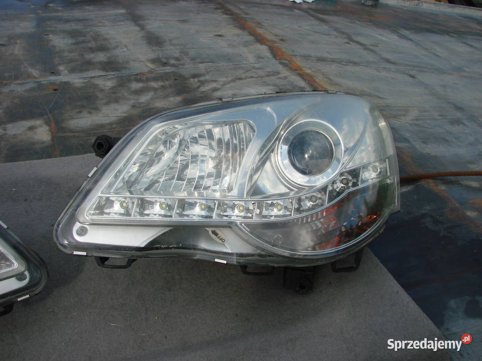 VW Polo 0509 reflektory TUNING LED DAYline Sonar Mielec sprzedam