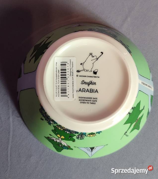 Muminki MISECZKA Moomin Arabia Finland WŁÓCZYKIJ Miski
