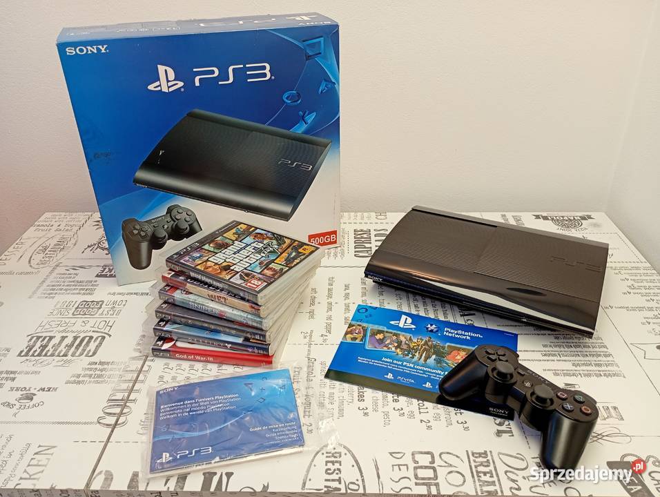 PlayStation 3 Super Slim gry konto 3 z grami Konsole i automaty Gry komputerowe i konsolowe sprzedam