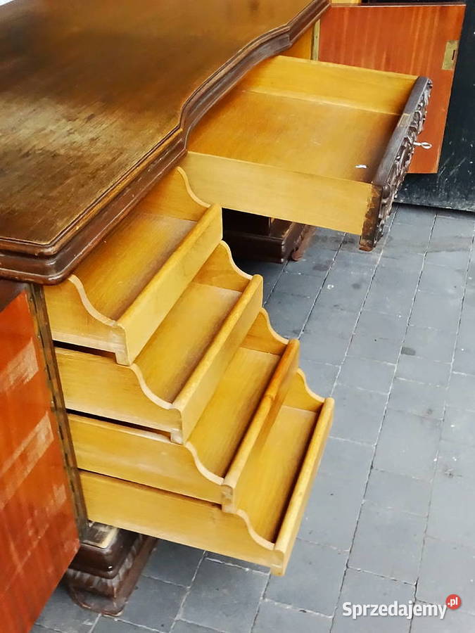 Klasyczne biurko gabinetowe RetroVintage 80cm Biłgoraj