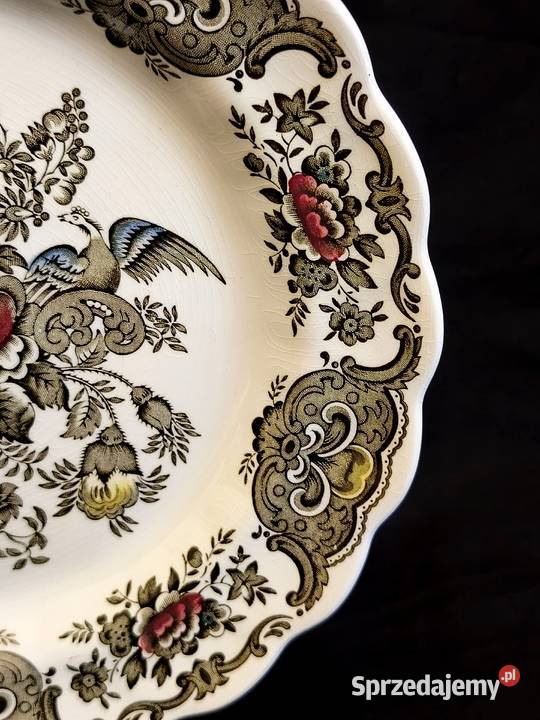 Talerz płaski angielski Ridgway Windsor Porcelana i szkło