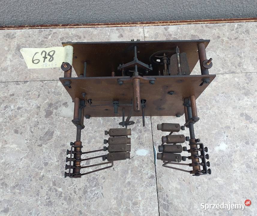 678 Mechanizm zegara podłogowego stojącego 8 pomorskie Tczew