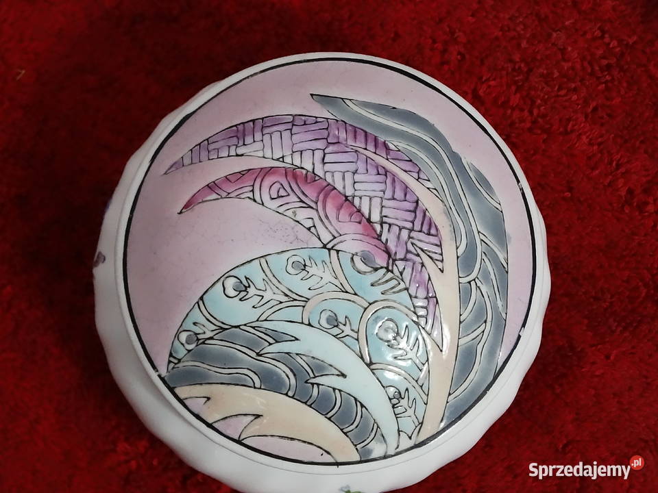 Porcelanowa puzderka AYNSLEY Wild Tudor Fine lubelskie Biłgoraj
