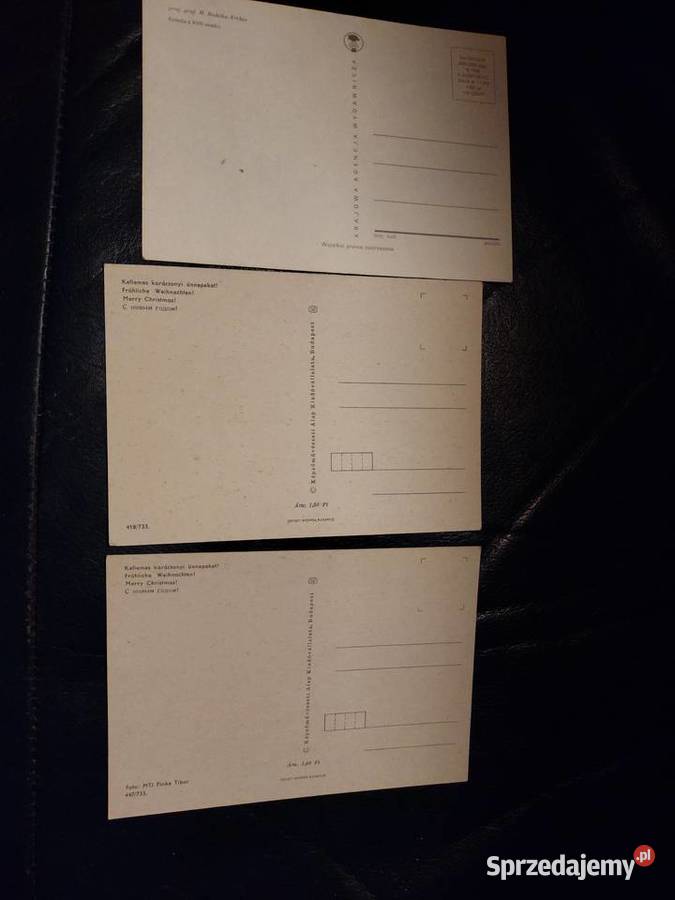 Stare kartki świąteczne 8 dolnośląskie Wrocław