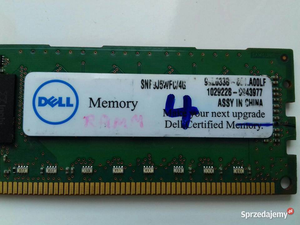Server Samsung DELL DDR3 4GB PC3L 1333MHz 10600R