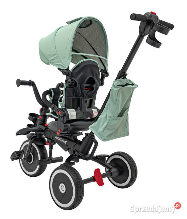 Rowerek Trzykołowy RIDER zielony koła EVA z Warszawa