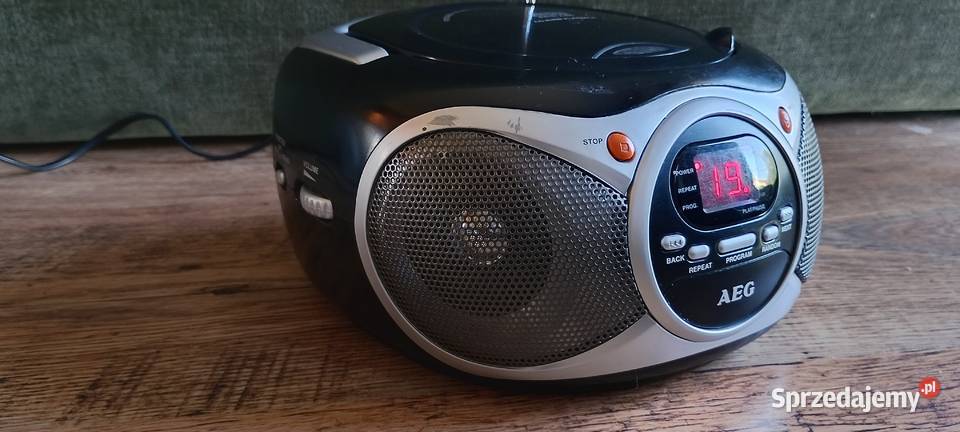 Niezawodny Boombox AEG SR 4351 CD Radio Stereo kujawsko-pomorskie Wąbrzeźno