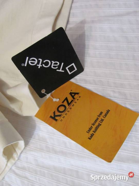 majtki wyszczuplające z wysokim stanem kremowe Zamość