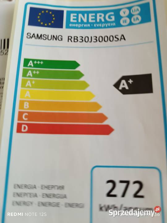 Lodówka Samsung RB 30 J 3000SA Bydgoszcz
