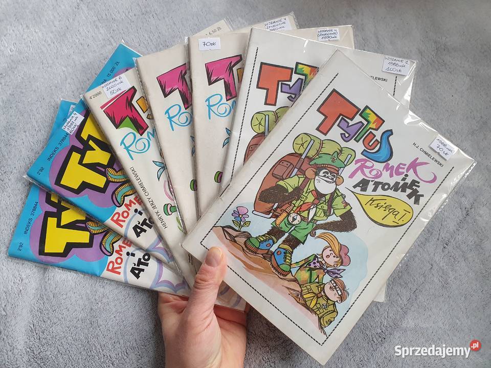 Tytus Romek i ATomek różne księgi i wydania Gdynia