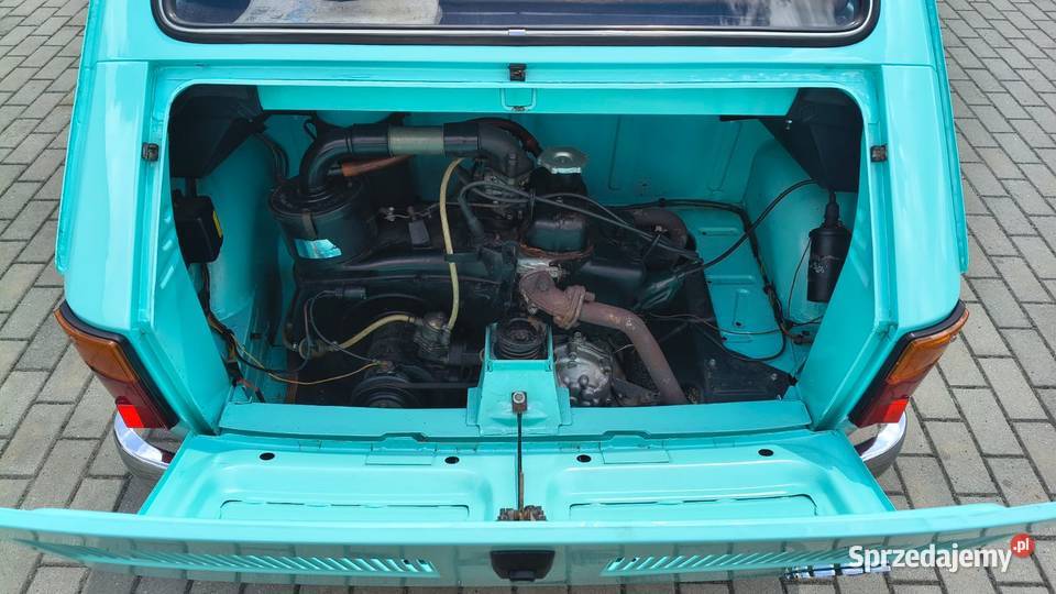 Polski Fiat 126p 1976 Wąskowlot 594 Pełnej Zgierz