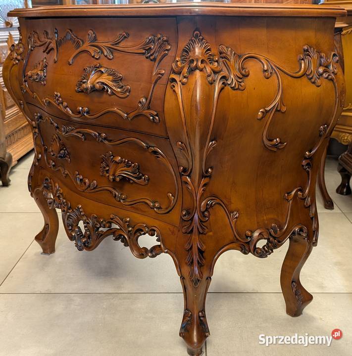 Wspaniała komoda neobarokowa orzech sklep sprzedam