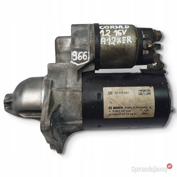ROZRUSZNIK Opel Corsa D 12 16V GM Oryginał Układ elektryczny silnika Chełm