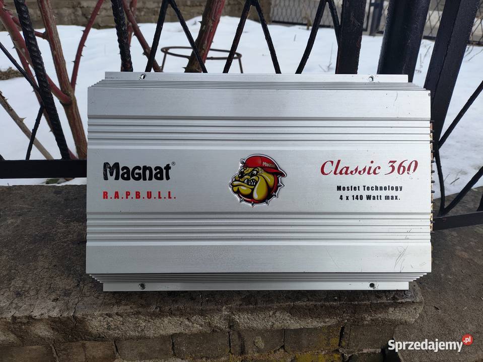 Wzmacniacz samochodowy 4 kanałowy Magnat Classic Niegowonice