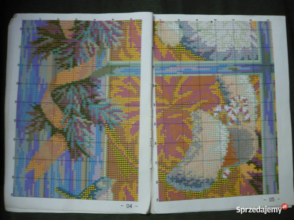Haft krzyżykowy cross stitch kit MIKOŁAJ wielokolorowy sprzedam