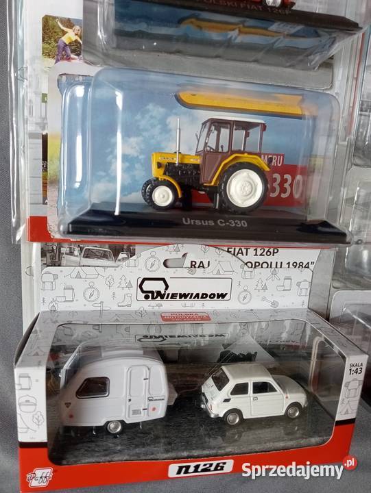 Hachette Fiat 126p Maluch126P Niewiadów Ursus biały Samochody i pojazdy Jaworzno