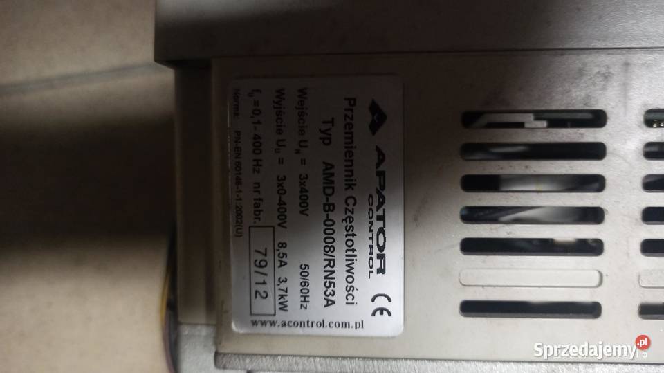 falownik AMD 37 kW AMD apator Toruń Kłodawa