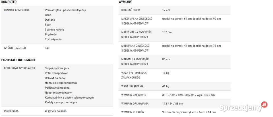 Rower spiningowy Indoor Cycling Bravo Legnica