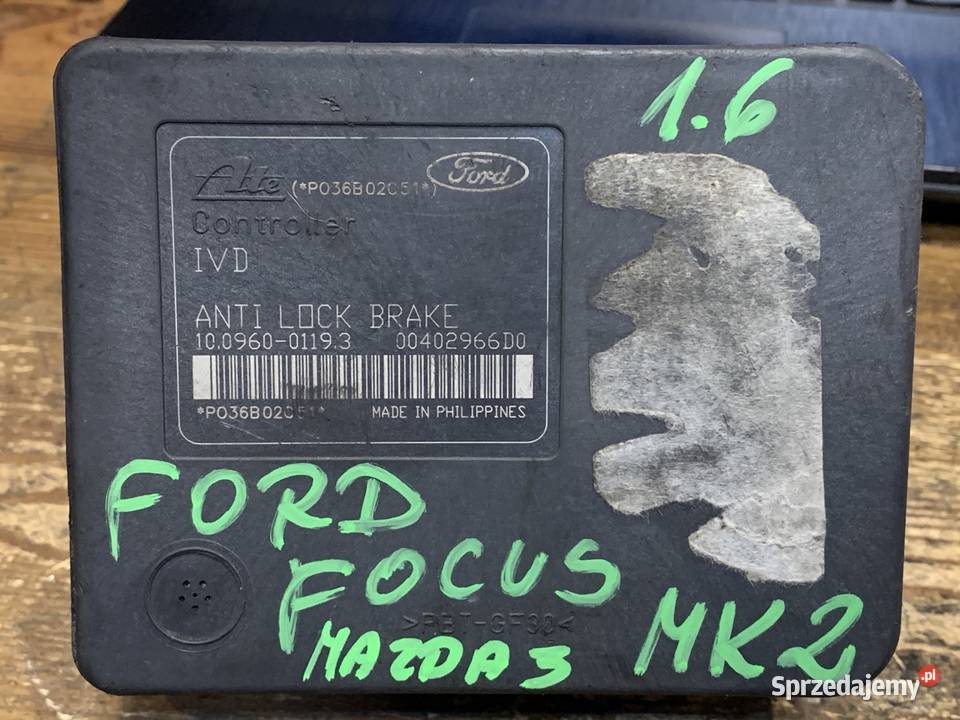 Pompa ABS Ford MK2 wiele modeli Mazda 3 Margonin
