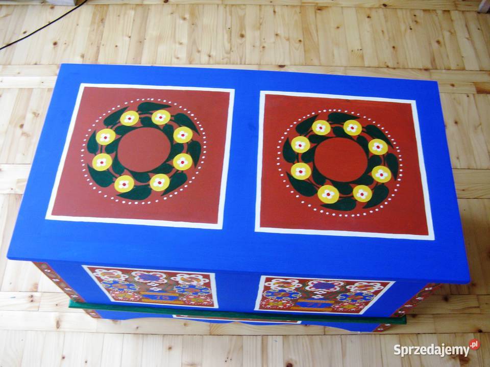 Skrzynia ręcznie malowana opolska Opole