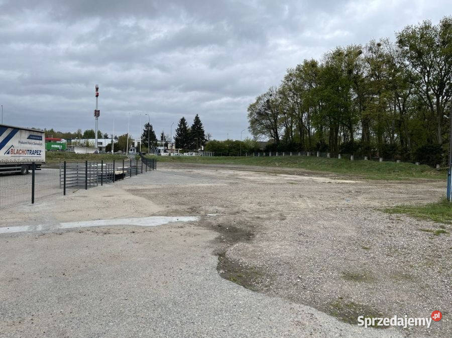 Plac 6500 mkw składowy handlowy parking Straszyn 6500m2 sprzedam