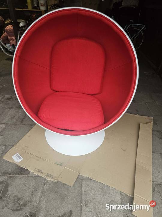 Fotel Gallipoli Biały Kula Ball Fotele Pecna