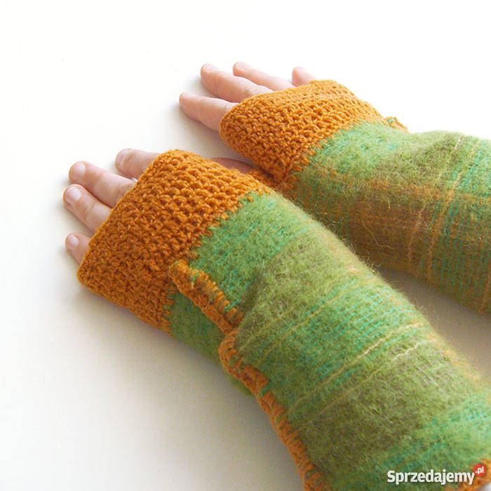 Zielone mitenkiciepłe mitenkirude Katowice