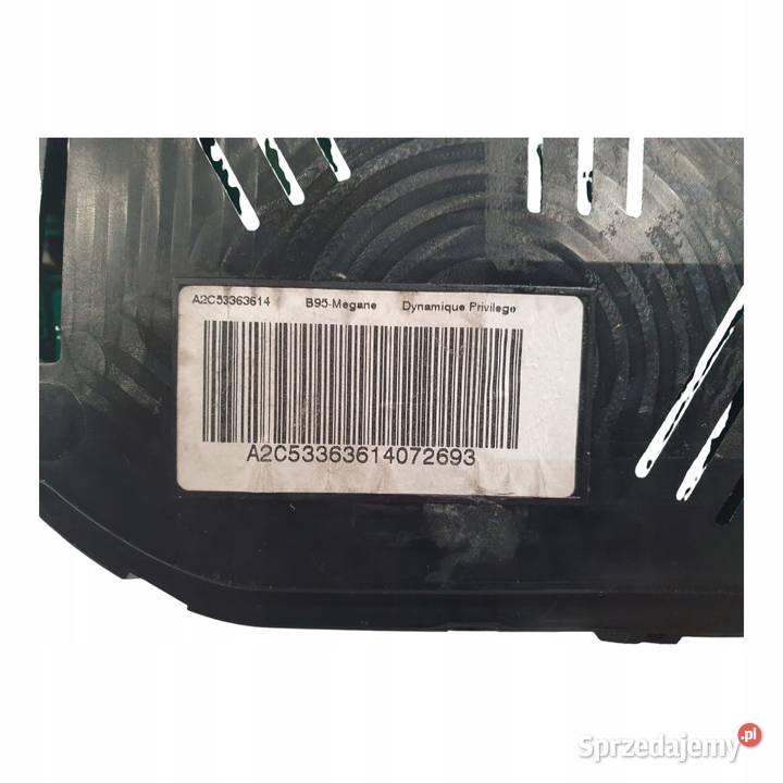 LICZNIK ZEGARY 248100342R Renault Megane III 15 Wyposażenie wnętrza Chełm