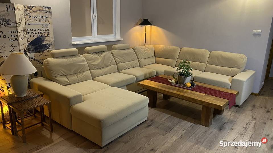 kanapa narożnik BONO duży zestaw wypoczynkowy do