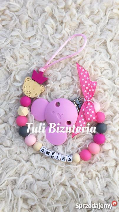 Zawieszka do smoczka z imieniem dziecka Gdańsk sprzedam