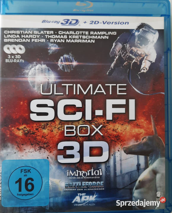 BOX 3 płyty Blu Ray 3D filmy Science Fiction Lubin