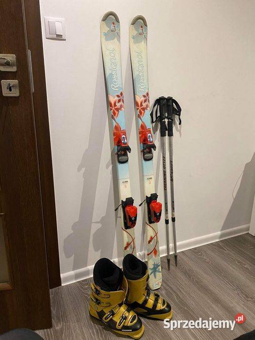 Rossignol Zestaw narciarski Narty Buty 24 Kijki Okazja !!! W