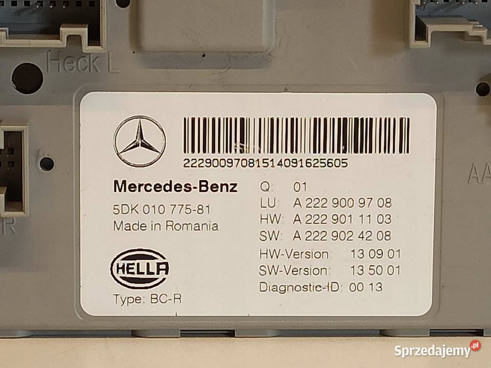 MERCEDES W205 MODUŁ STEROWNIK SAM A2229009708 dolnośląskie