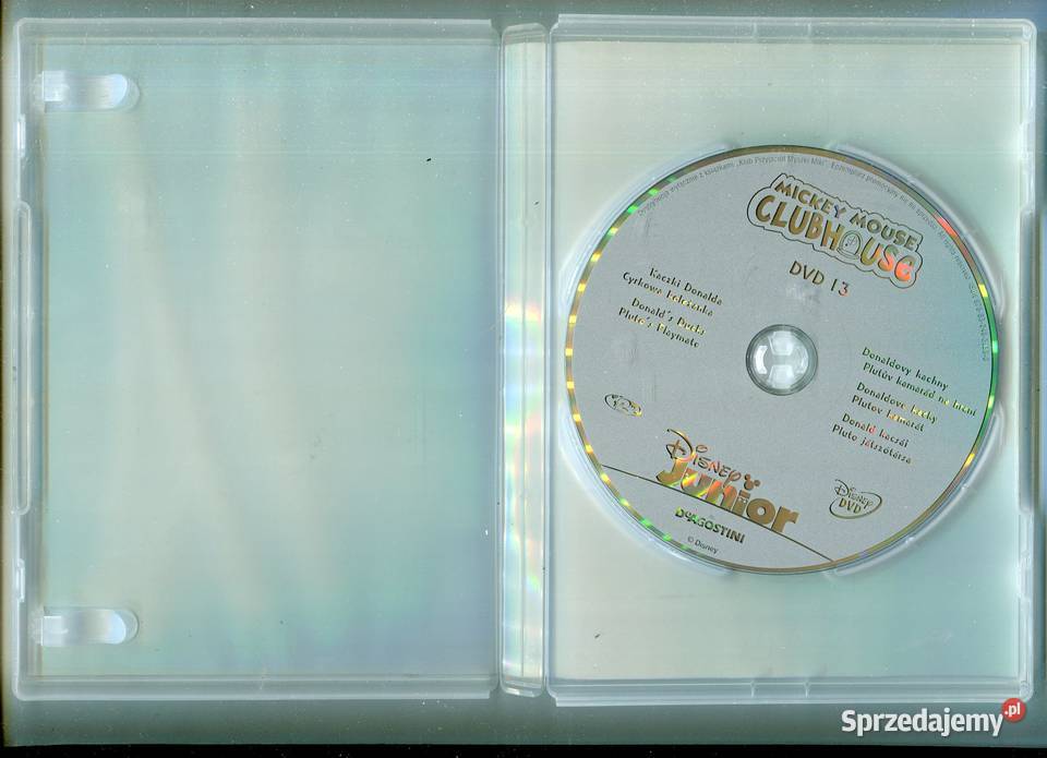 Klub Przyjaciół Myszki Miki Kaczki Donalda 1 płyta Filmy Szczecin
