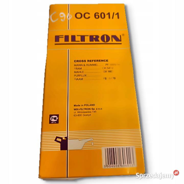 FILTR OLEJU Filtron OC 6011 OC6011 Mercedes W631 Chełm