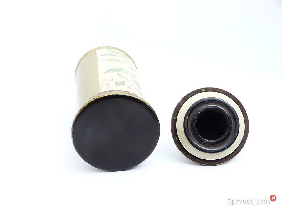 Zabytkowy pojemnik aptekarski z ilustracją Biłgoraj sprzedam